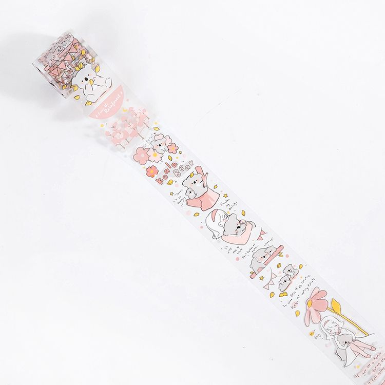 10pcs 1lot Decorative Adhesive Tapes Cartoon Animals Bear