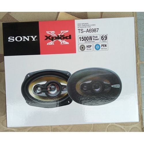 A Pair Of Car Sony Speaker TS-A6987 1500watts
