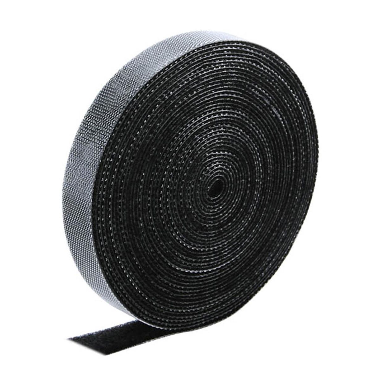 Cable Organizer Nylon USB Cord Ties Wire Winder Clip Cable Holder Reusable Fastening Tape for Mobile Phone PC Mouse Cords Management (5 Meter)