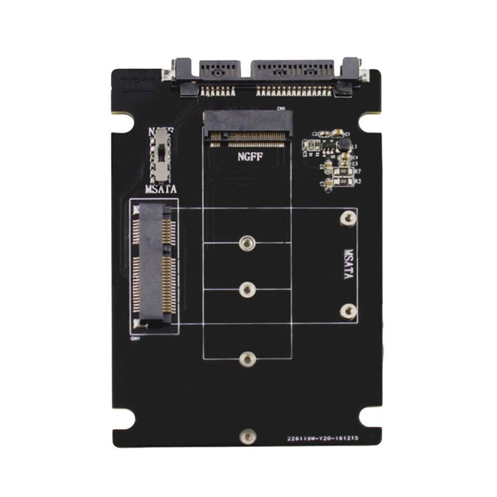 S107-RTK Adapter Card Expansion Card All 2 In 1 MSATA To