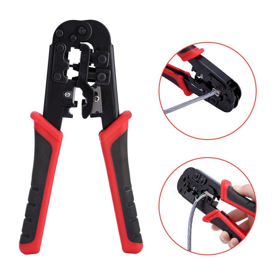 Network Cable Cutting Stripping Crimper Crimping Tool For