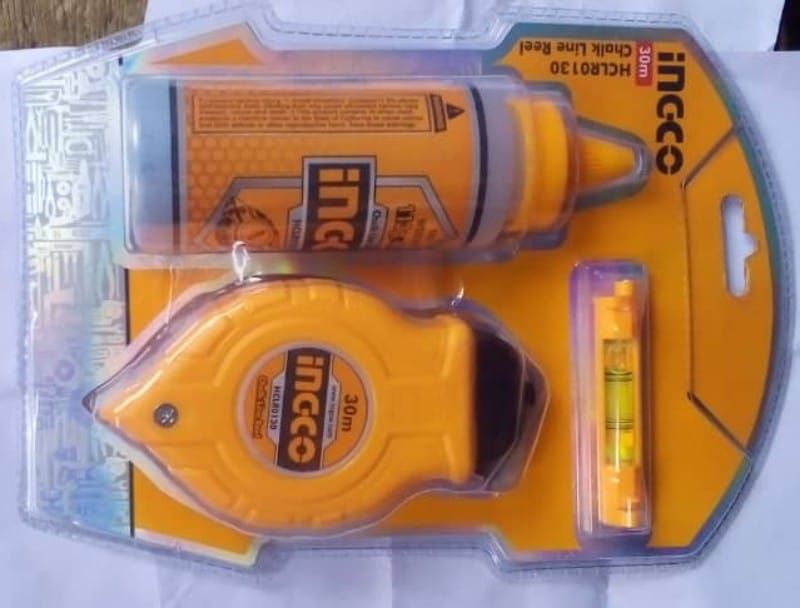 Chalk Box Reel Line Set With 30M Long Chalk Line