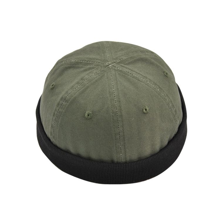 G12606 Retro Wild Melon Skin Cap G12606 Army Green