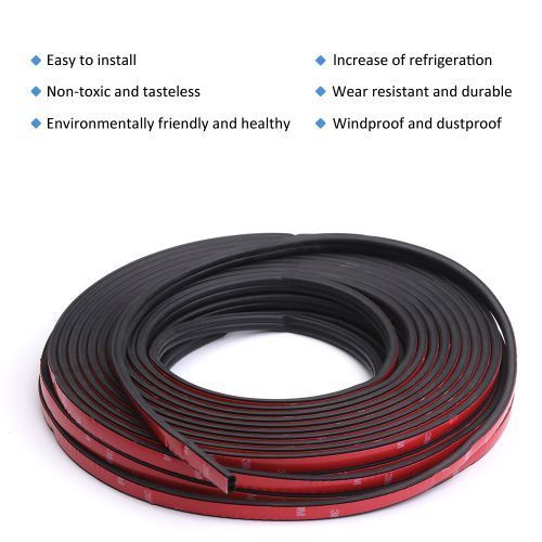 Universal 5M Car Door Seal Car Rubber Seal Sticker Noise
