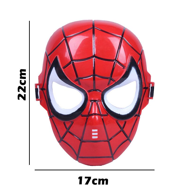 Spider Man Movie Figure Mask Anime Cartoon Action Figures Spider Man Ironman Cosplay Theme Party Mask Children Birthda Gift Toys(No.#1)