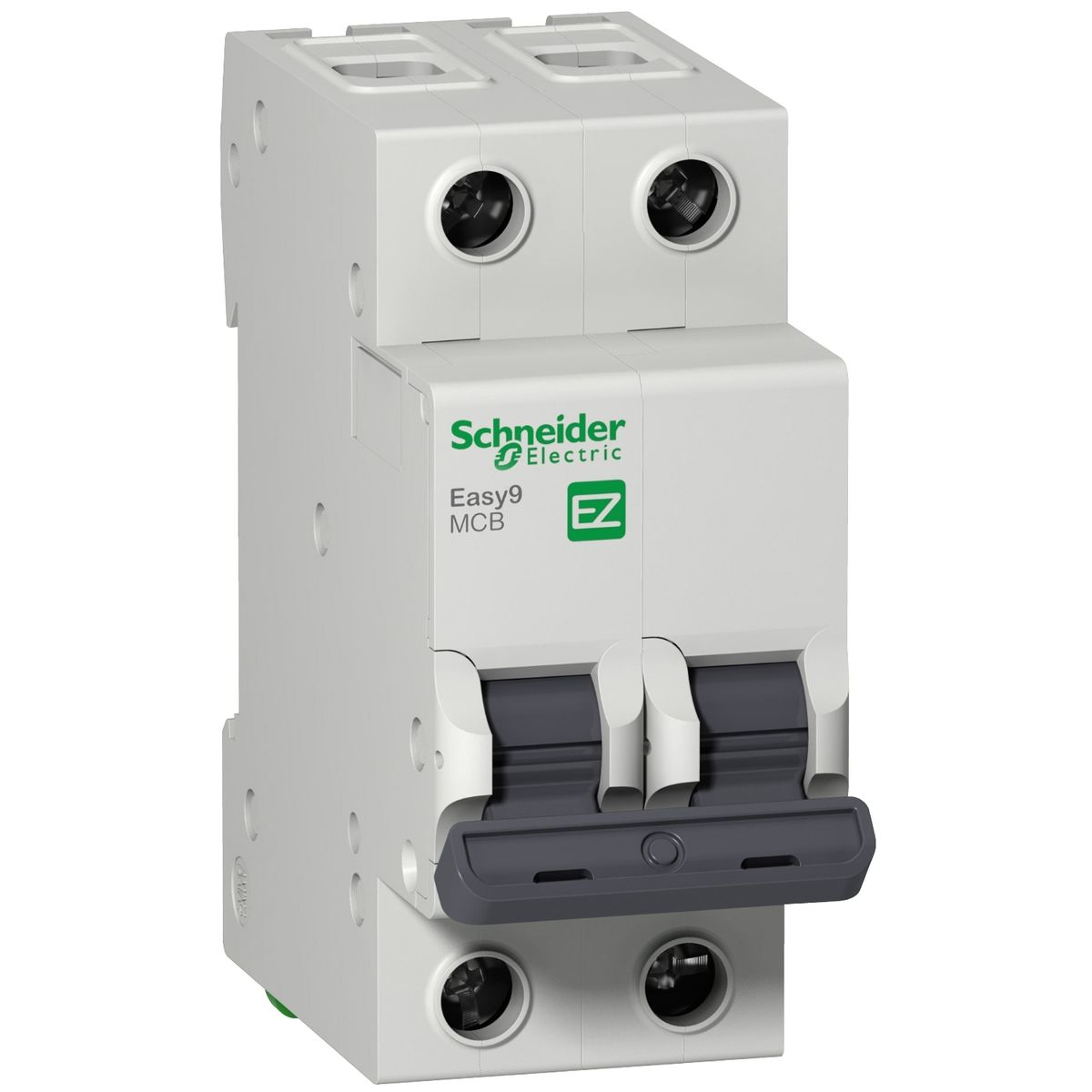 Easy9 MCB - 2P - 10 A - C Curve - 6000 A - 230 V