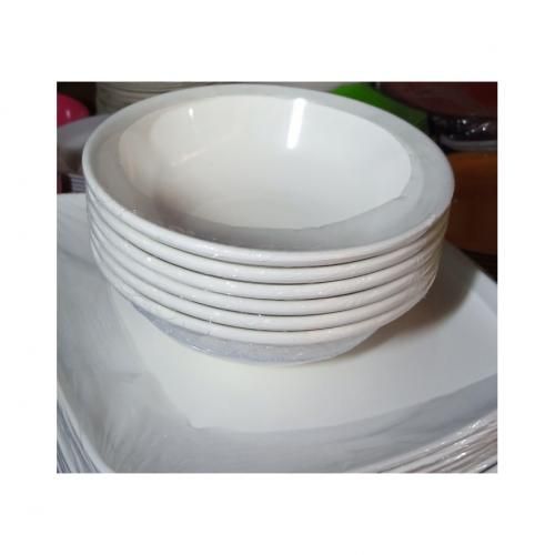 12 Pieces Unbreakable Ceramic Round Bowl  And Flat Plates