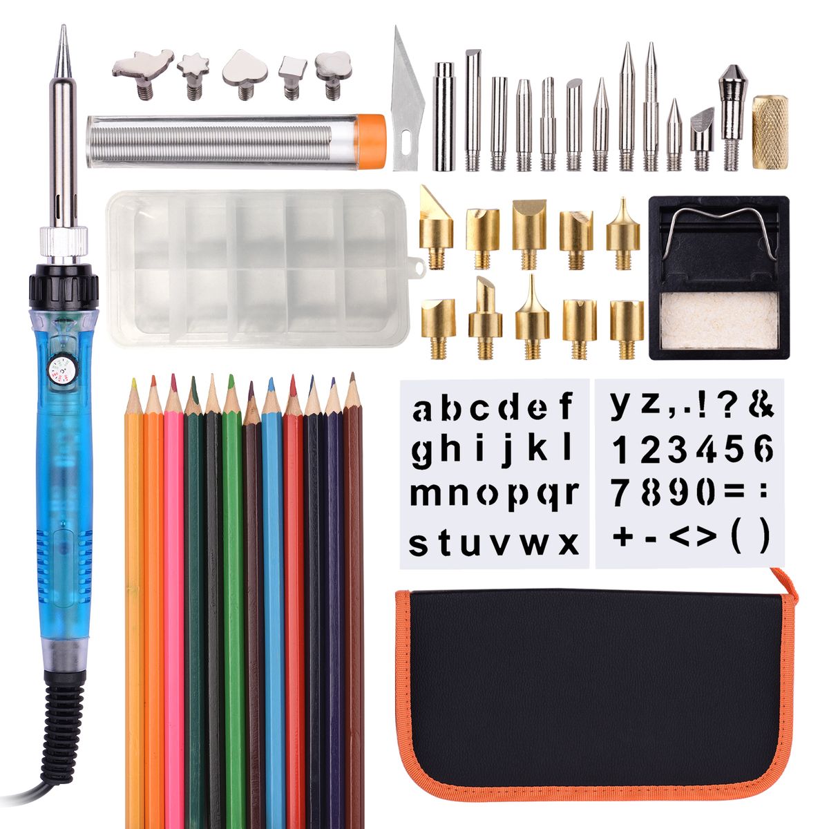 Wood Burning Tool Kit 52PCS Professional Pyrography Pen