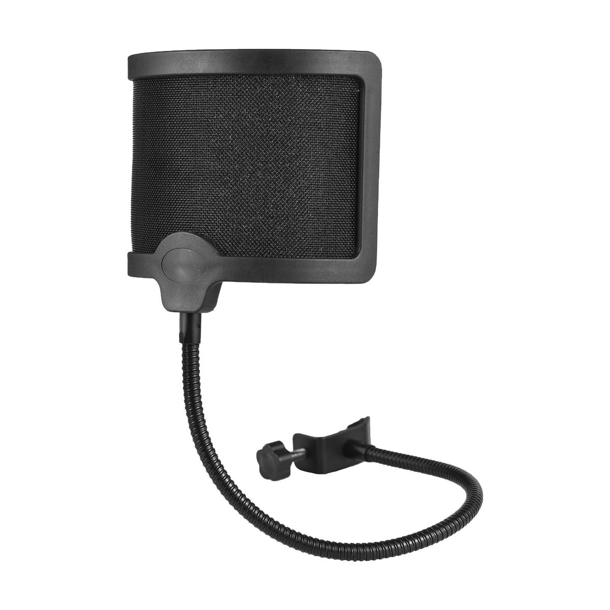 U-Type Bop Net Pop Filter with Flexible Shaft Acoustic Filter Microphone Dedicated Wind Noise Net Wind Screen Windshield Windscreen Studio Mic Shield Isolation Mask for Microphone Radio Vocal Recording Singing Speaking
