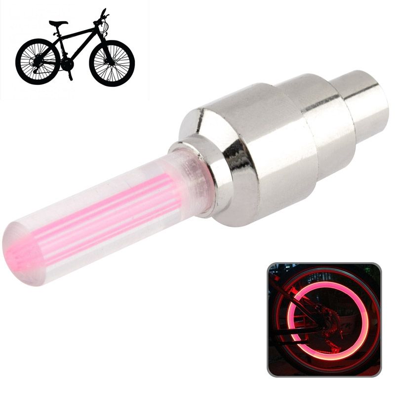 2 PCS Fireflies Series Motion Activated LED Wheel Lights For Bikes And Cars(Pink)