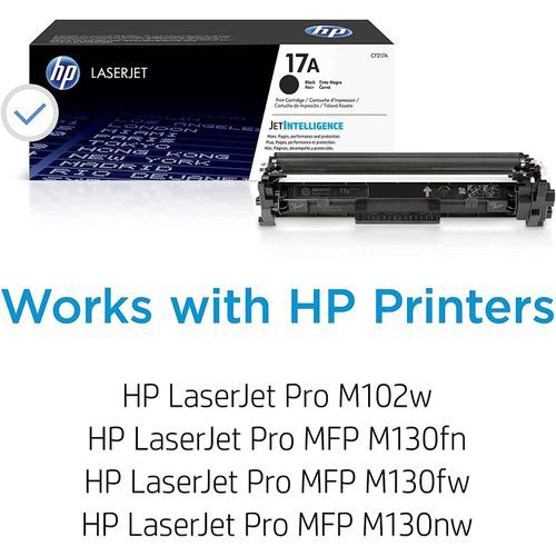 100% Genuine Original 17a Black LaserJet Toner Cartridge