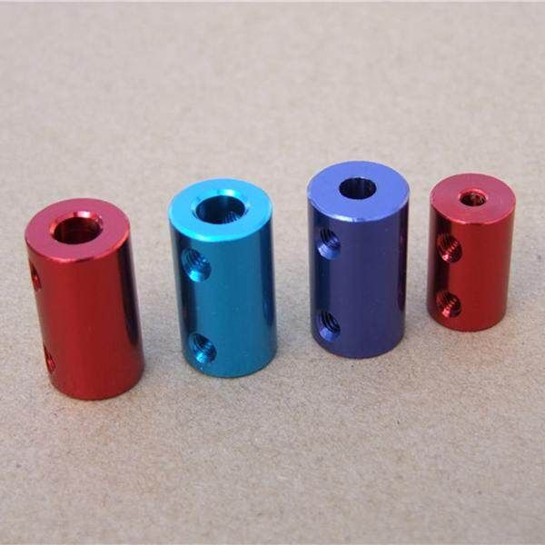 2Pcs 5mm-8mm Sky Blue Aluminum Alloy Shaft Coupler Motor & Lead Screw Coupling Connector Accessories