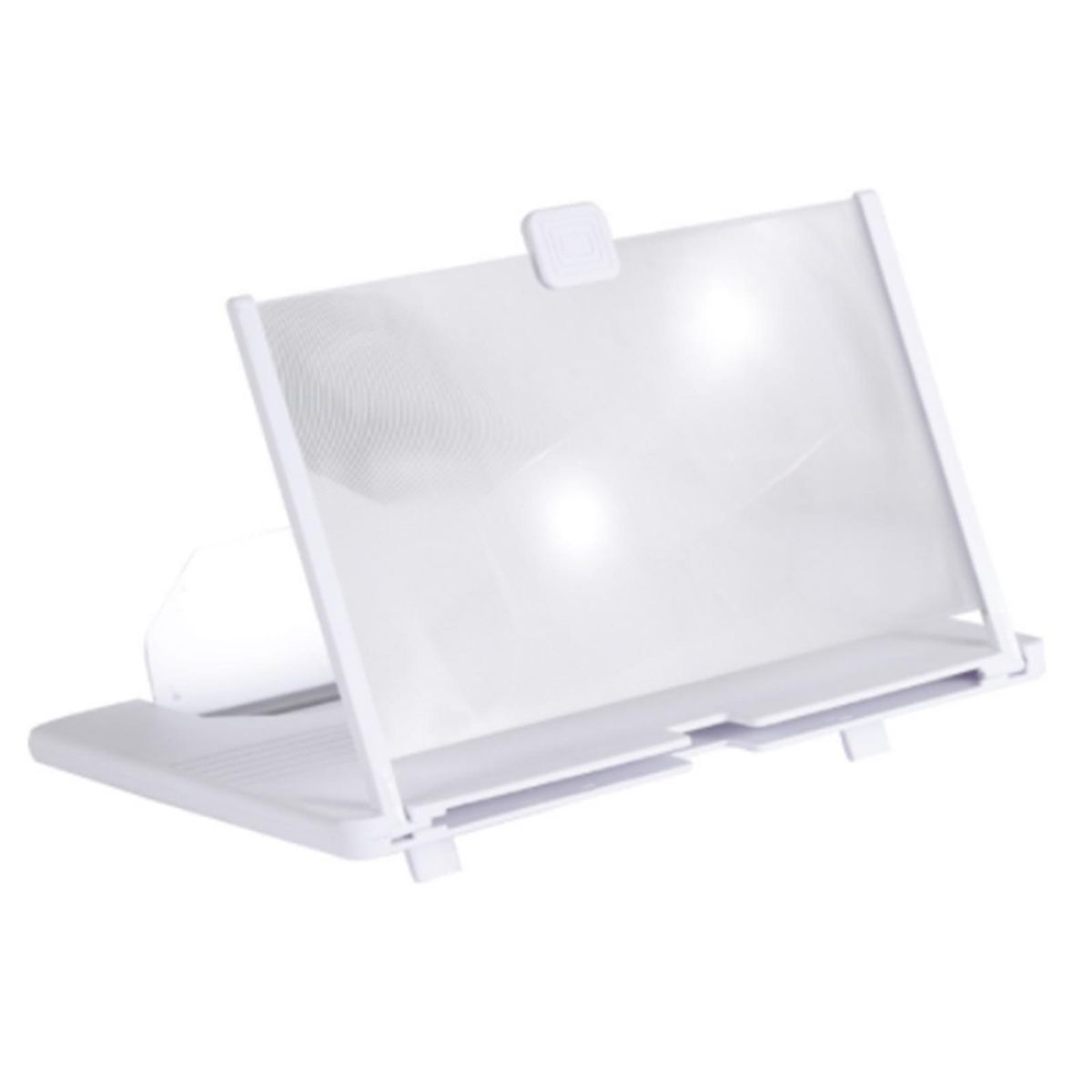 Phone Screen Enlarger Videos Games Cell Phone Stand Screen Amplifier White