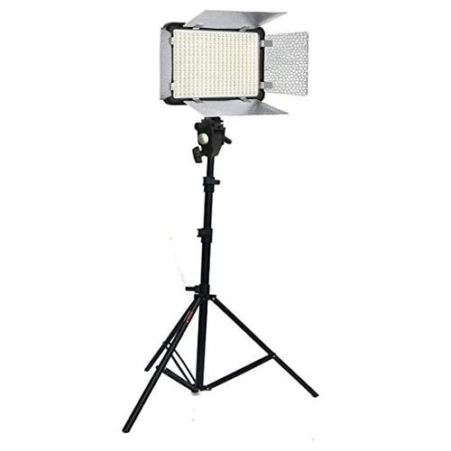 Standard Professional Video And Photo Led Light Kit With Varicolour And Tripod + 2battery And Charger