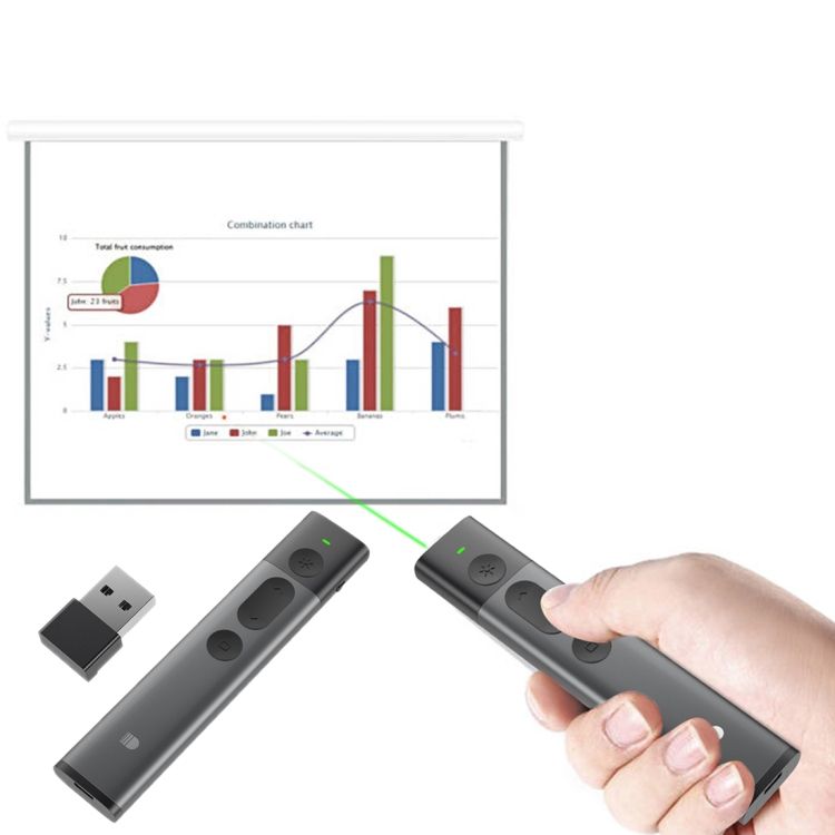 Doosl DSIT032 2.4GHz Wireless Presenter PowerPoint Clicker