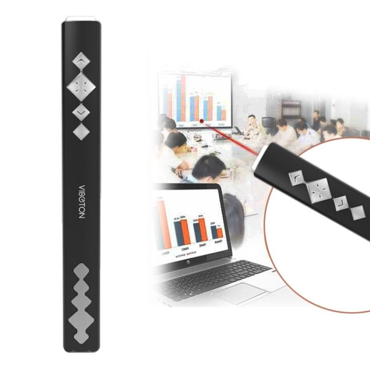 VIBOTON PP910 Multimedia Presentation Remote PowerPoint Clic