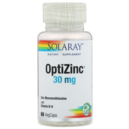 OptiZinc (Zinc Monomethionine) 30 Mg With B6 - 60 VegCaps