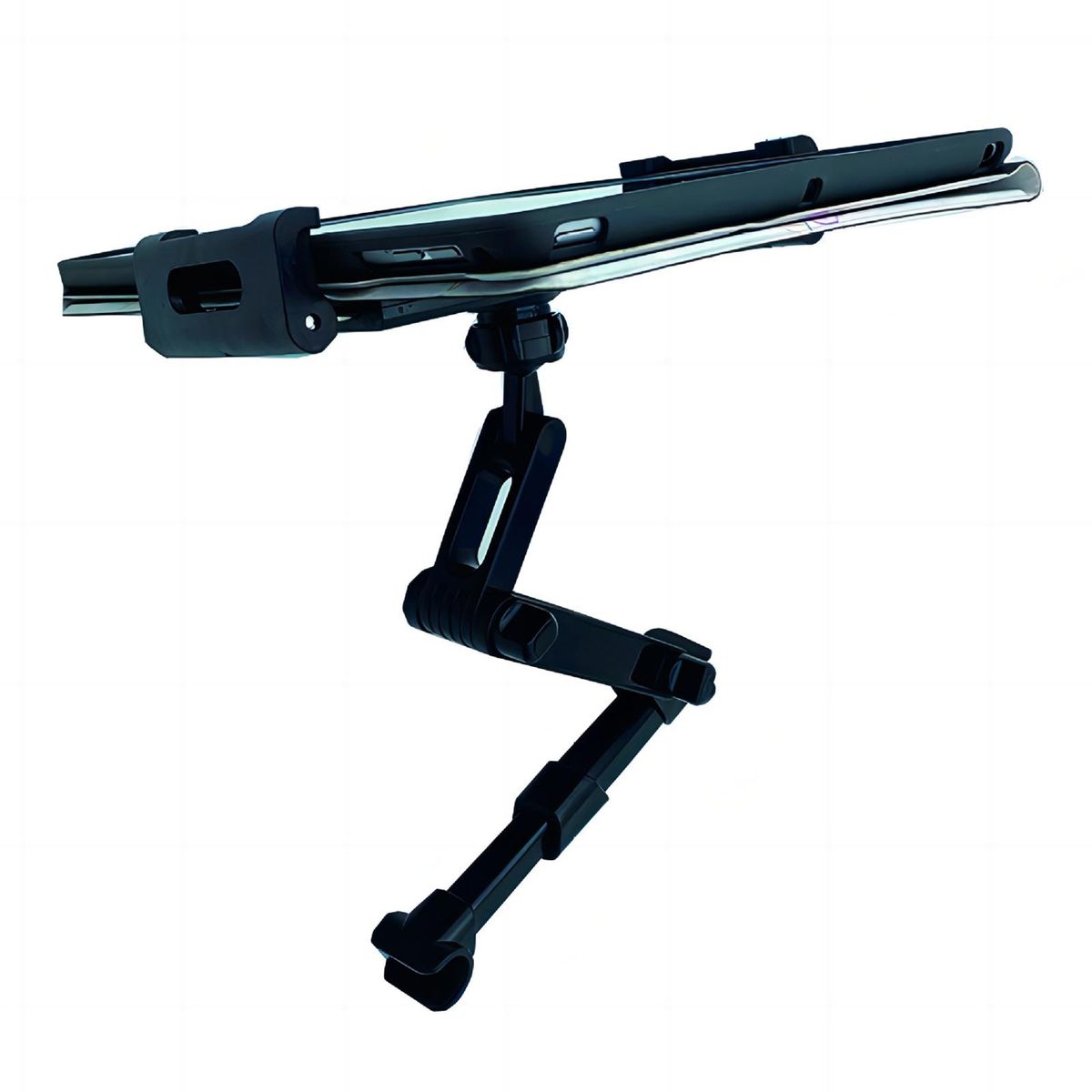 Car Mount Adjustable Clip Car Rear Pillow Phone Holder Black
