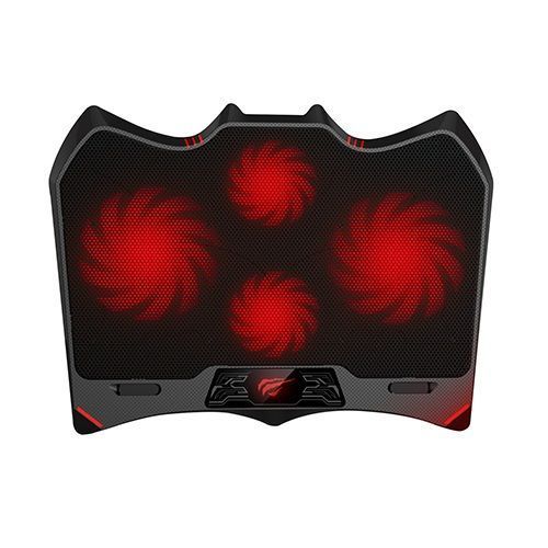 Gaming All Series Laptp Cooling Pad- Red LED Ultra QuietFans