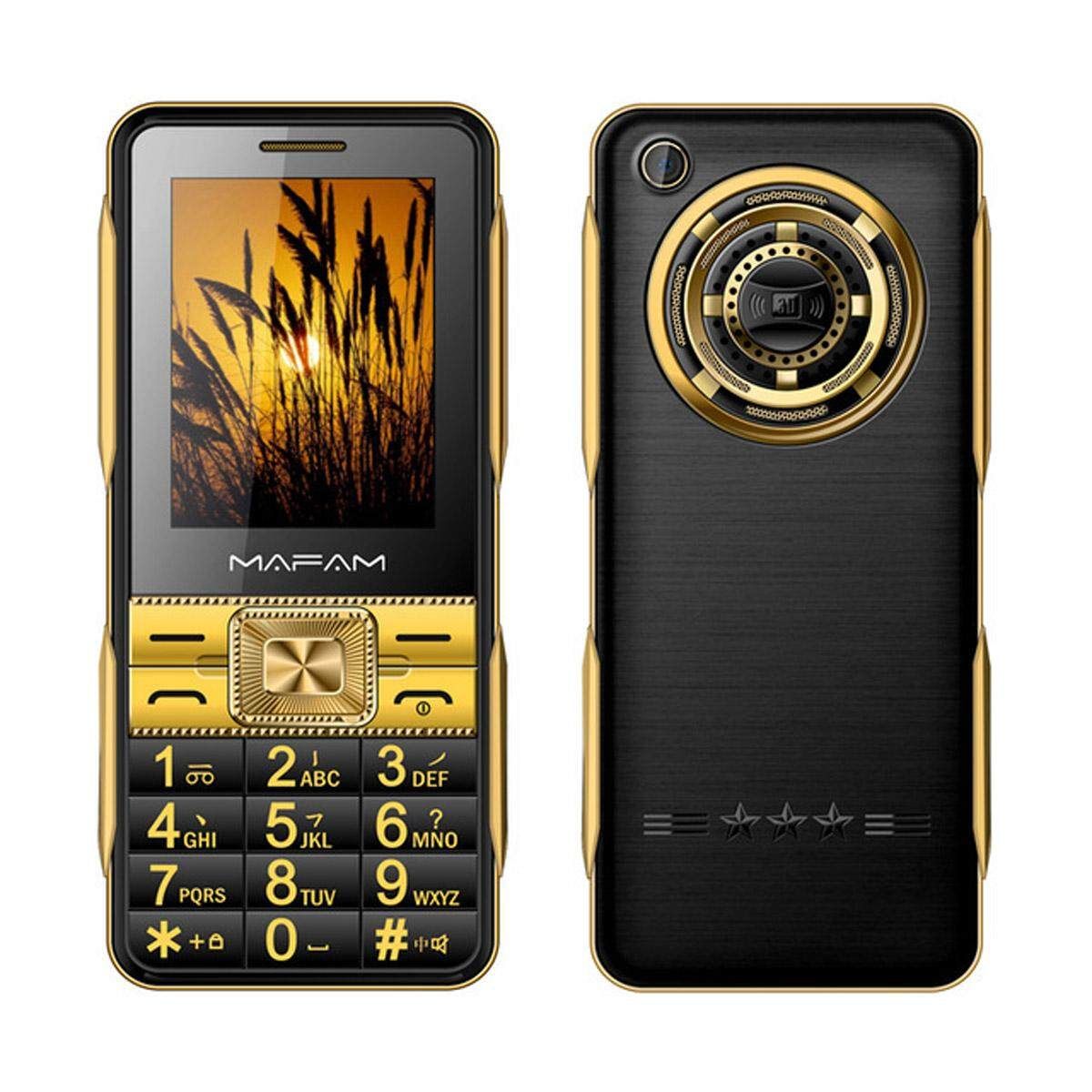 MAFAM A19 2.4 Inch 6800mAh Tough Screen Handwriting Vibration Loud Speaker Dual SIM Mobilephone Black/Brown/Gold Black