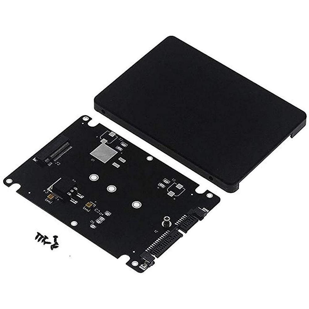 M.2 NGFF to 2.5 Inch SATA SSD/MSATA to SATA Adapter Card Case B Key for PC Adapter M2 +M Desktop Socket NGFF