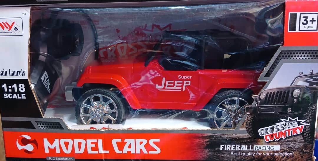 2 Way Remote Controlled Model Toy Jeep