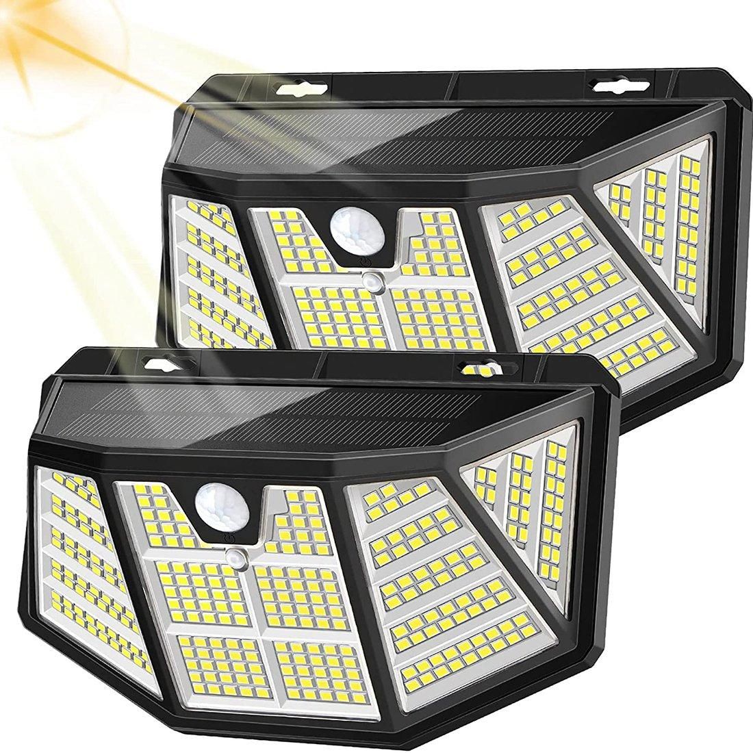 Solar Outdoor Lights 310 LEDSolar Motion Lights,270 Degree W