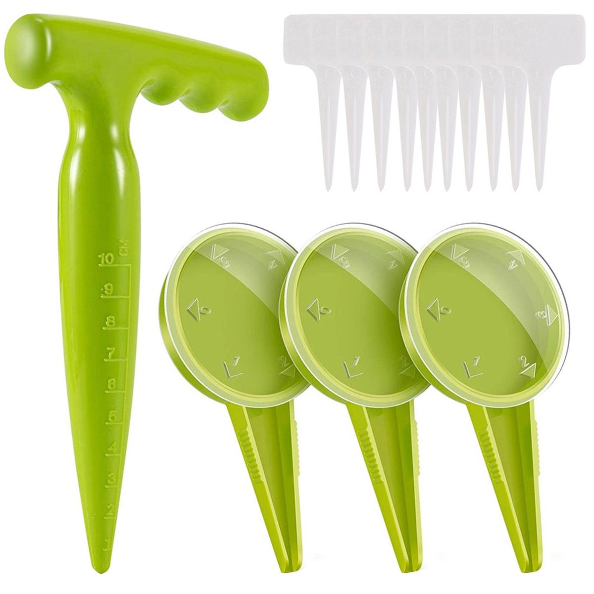1 Set Sowing Dispenser Manual Hole Puncher Sower