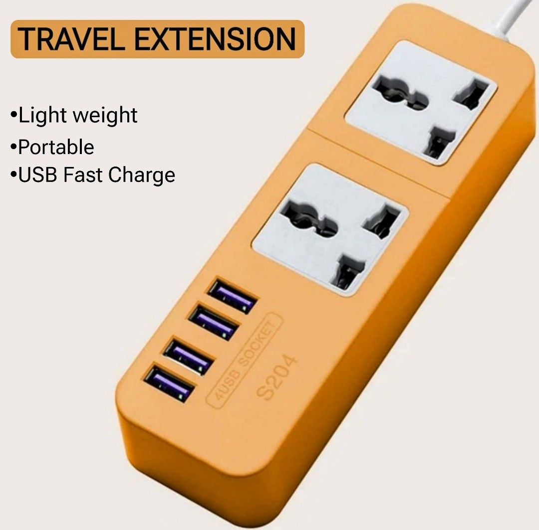 Original USB Wall Extension Cable Socket Cord Box