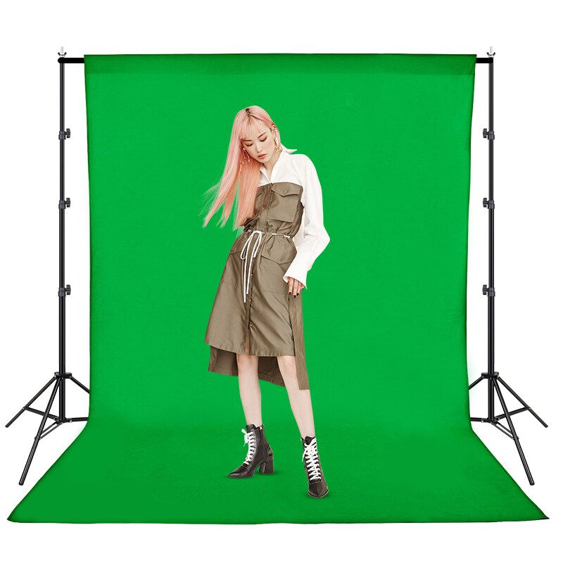 1M X 3M Pure Photography Background Chromakey Screen Muslin Backdrop Green