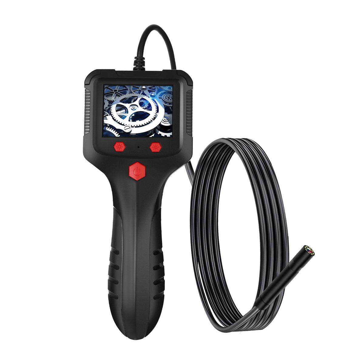 P100 Industrial Endoscope 8mm 1080P Digital Borescope IP67