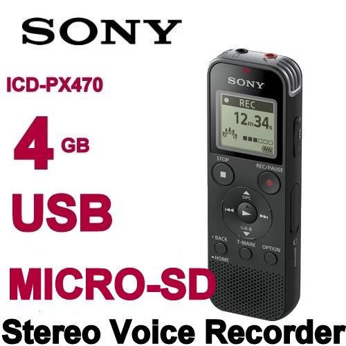 ICD-PX470 Digital Voice Recorder With USB