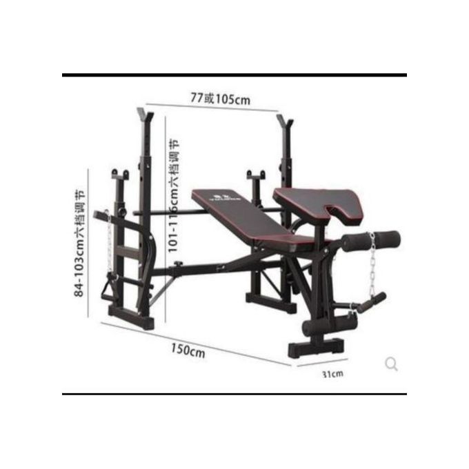 Semi COMMERCIAL ADJUSTABLE WEIGHT LIFTING BENCH
