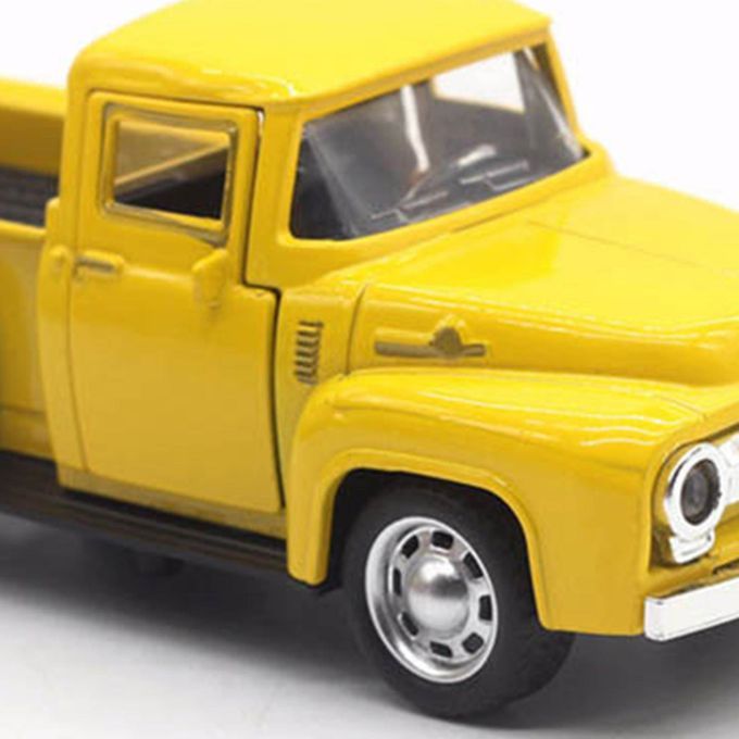1/32 Alloy Car Model High Simulation Trucks Diecast Vehicle Toy Yellow