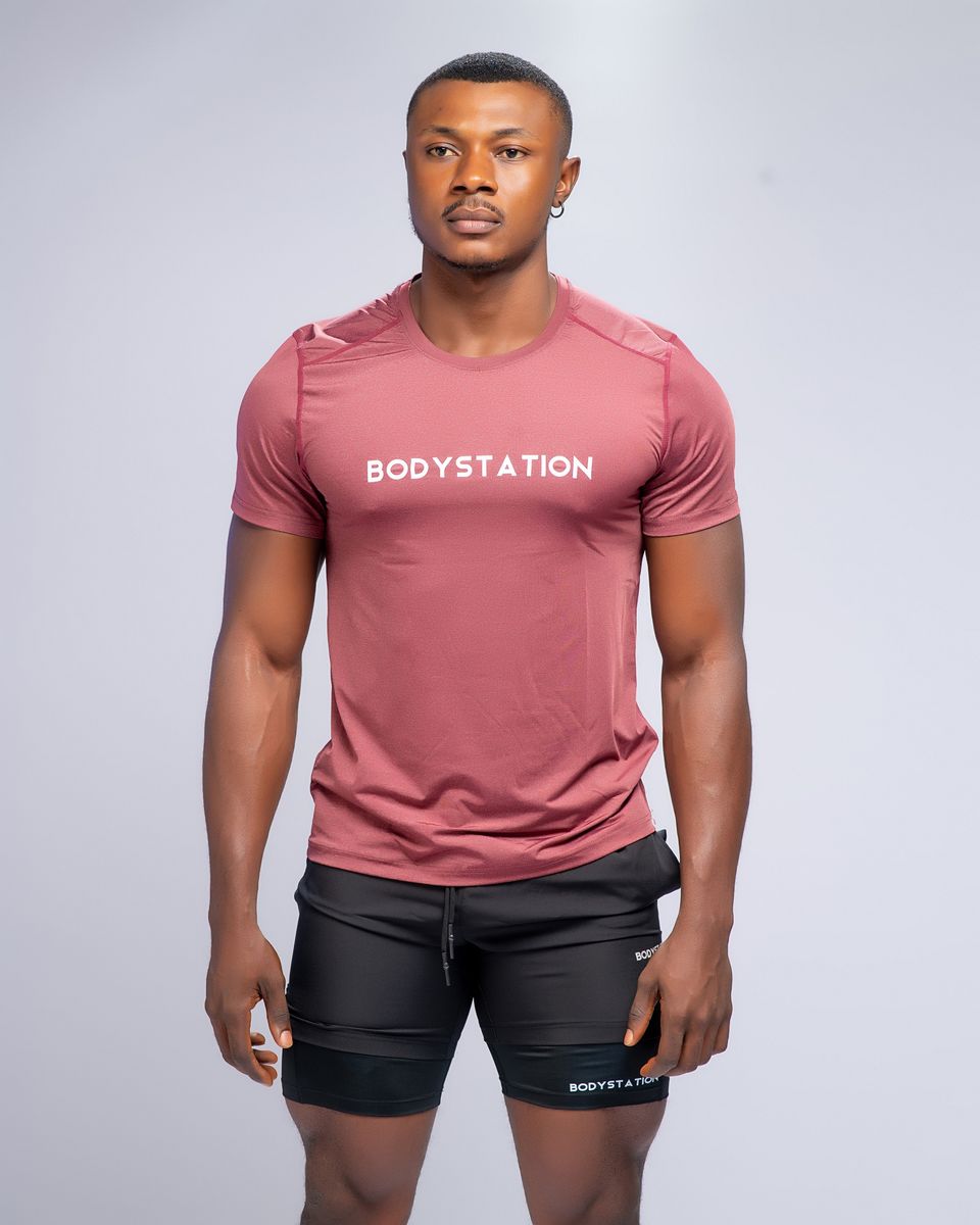 Men's Training T-Shirt - Fuchsia