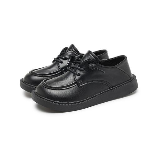 Boys' School Uniform Dress Shoes Leather Shoes(Black)