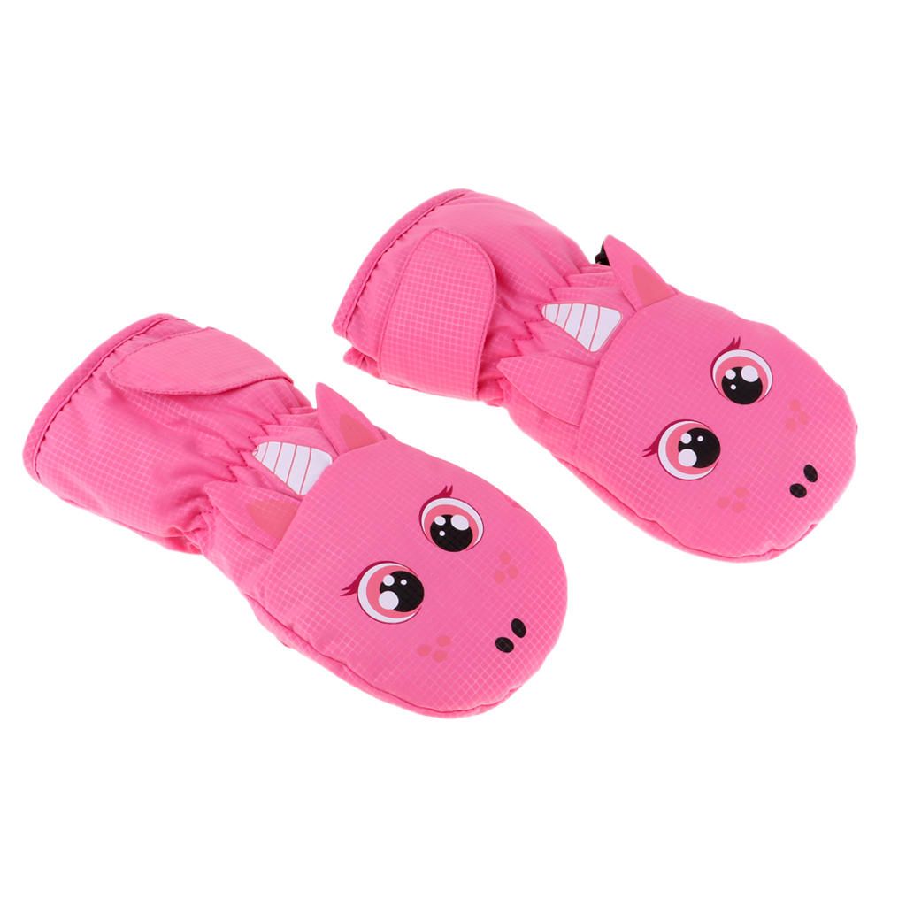 Kids Baby Winter  Waterproof Ski Snow Winter Sports Pink  L