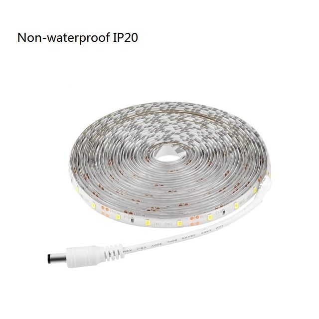0.5- 5m USB Led Stripe Light Waterproof Flexible Lamp Tape Motion Sensor Kitchen Closet Cabinet Stair Night Light Led Lamp Strip-5m-No Adapter IP20