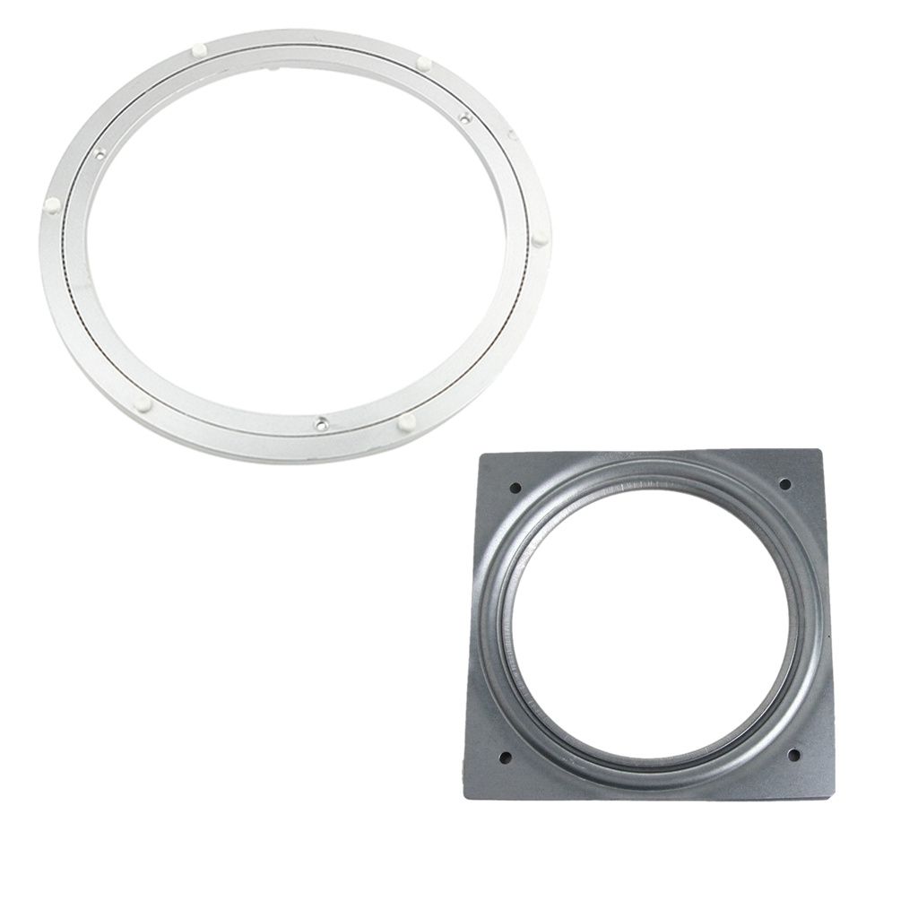 6inch+12 Inch Full Ball Bearing Swivel Plate Lazy Susan Turntable TV