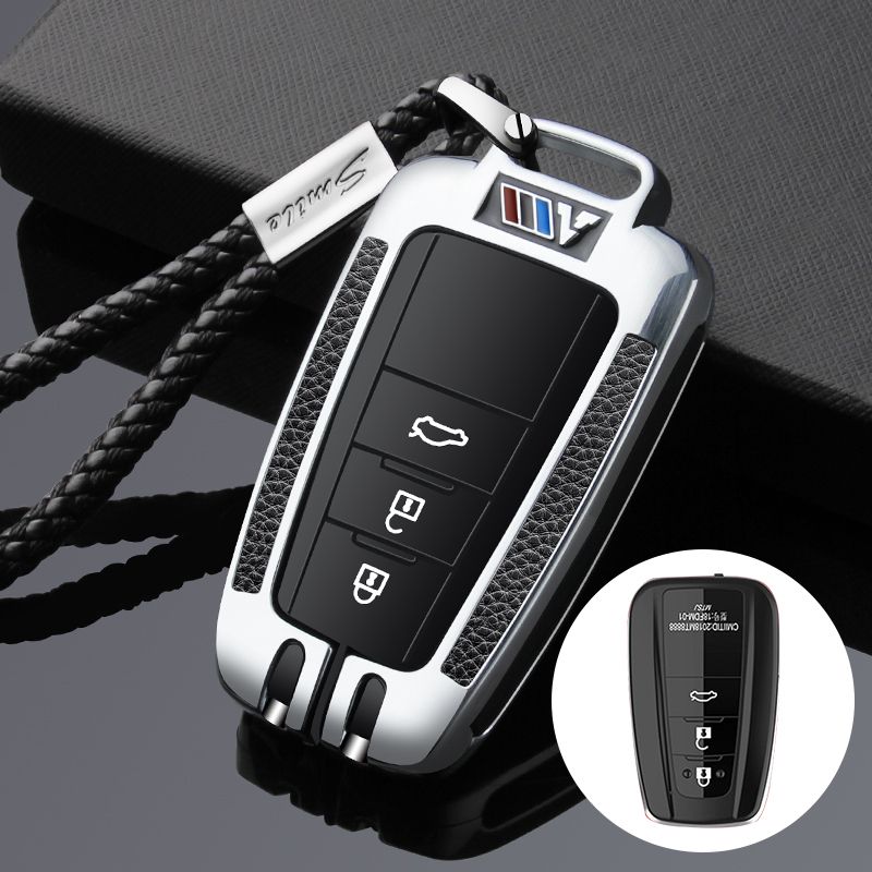 For Zinc Leather Genuine Paste Alloy Case Key Car Cover