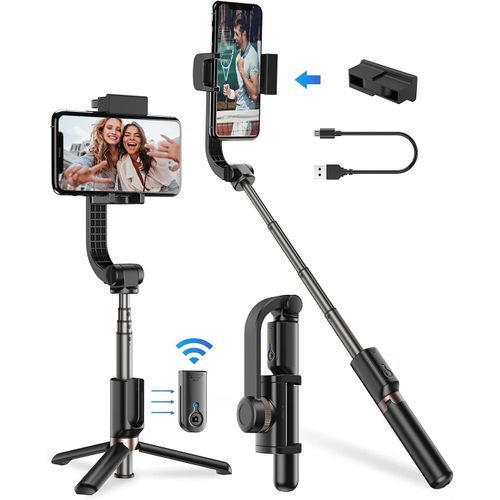 Gimbal Stabilizer For Smartphone, APEXEL 360° Rotation Auto