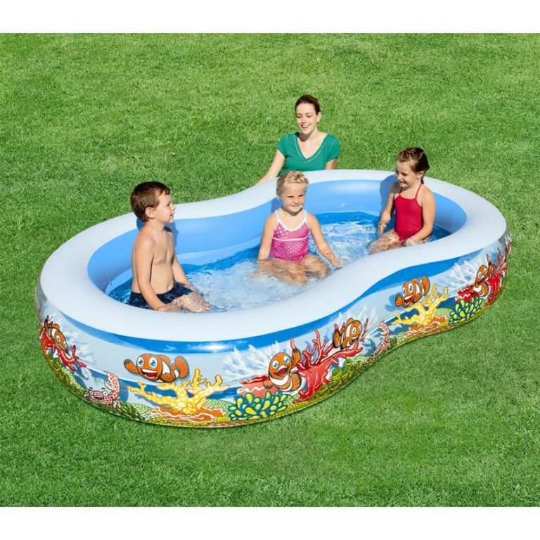 KIDS PLAY POOL + INFLATABLE PUMP