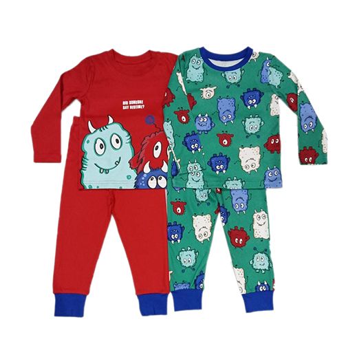 Pyjamas 2 Pack Long Sleeve Top And Pants Red