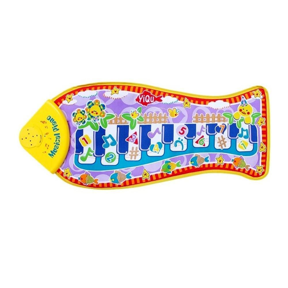 Baby Piano Game Educational Music Toy Blanket Mat Pad Fish Shape Cute Toy For Baby Sounds Sings Best Toys