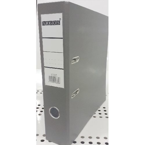 5 PCS BOX FILE A4 GRAY (CARDBOARD COVERED WITH COLOURED PVC)