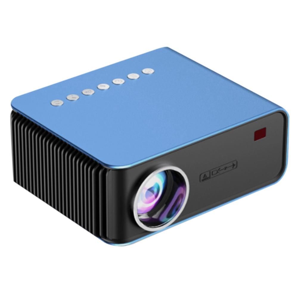 T4 Mini Projector for Home Supports 1080P TV Full HD Portable Theater Media Player for YouTube TV Stick PS4-US Plug
