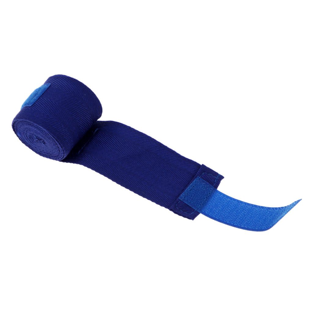 Cotton Kickboxing Handwrap Taekwondo Hand Wrap Boxing Protection Blue