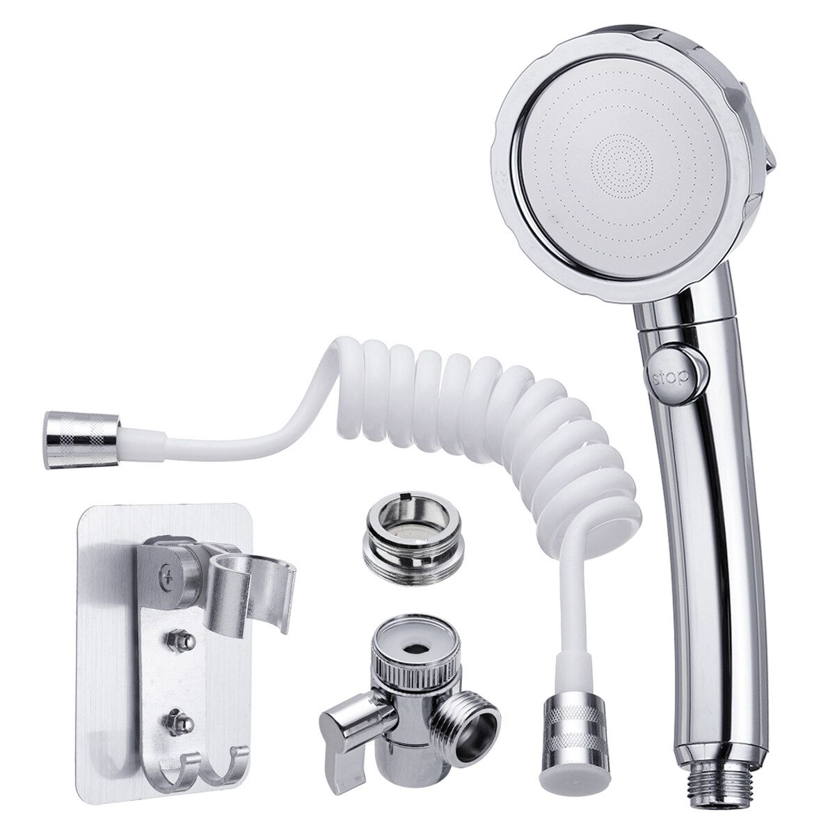 Bathroom Sink Shower Faucet Sprayer Sprinkler Set Kitchen External Faucet Clean Set 6
