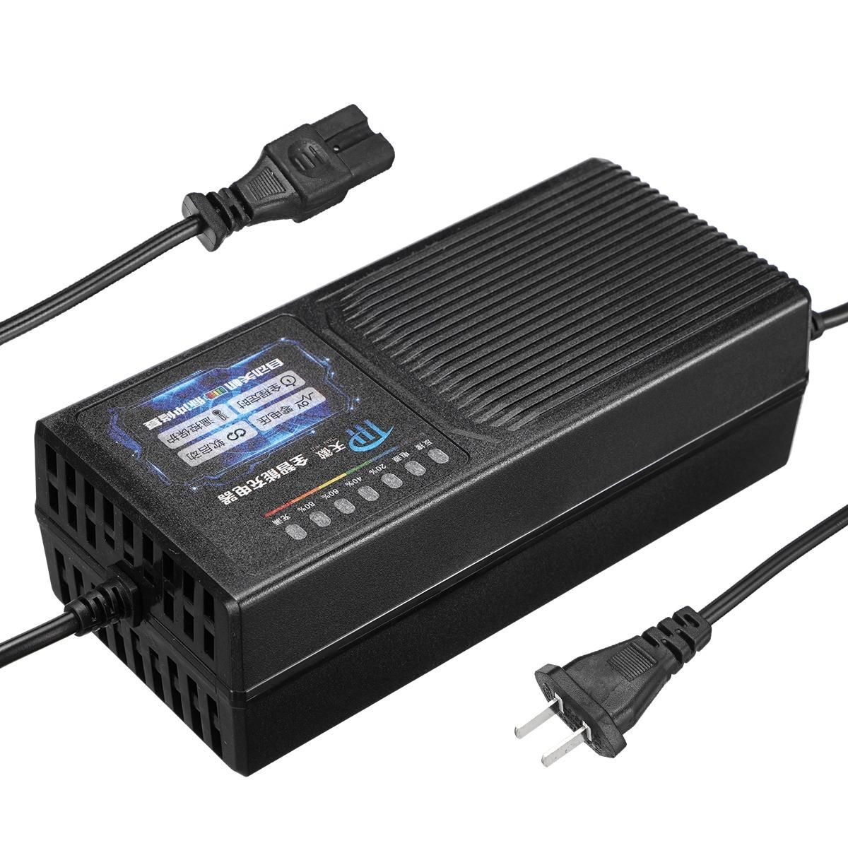 48V 20AH Electric Vehicle Charger with 7 Light Power Display Current Leakage Protection Lead Acid Charger