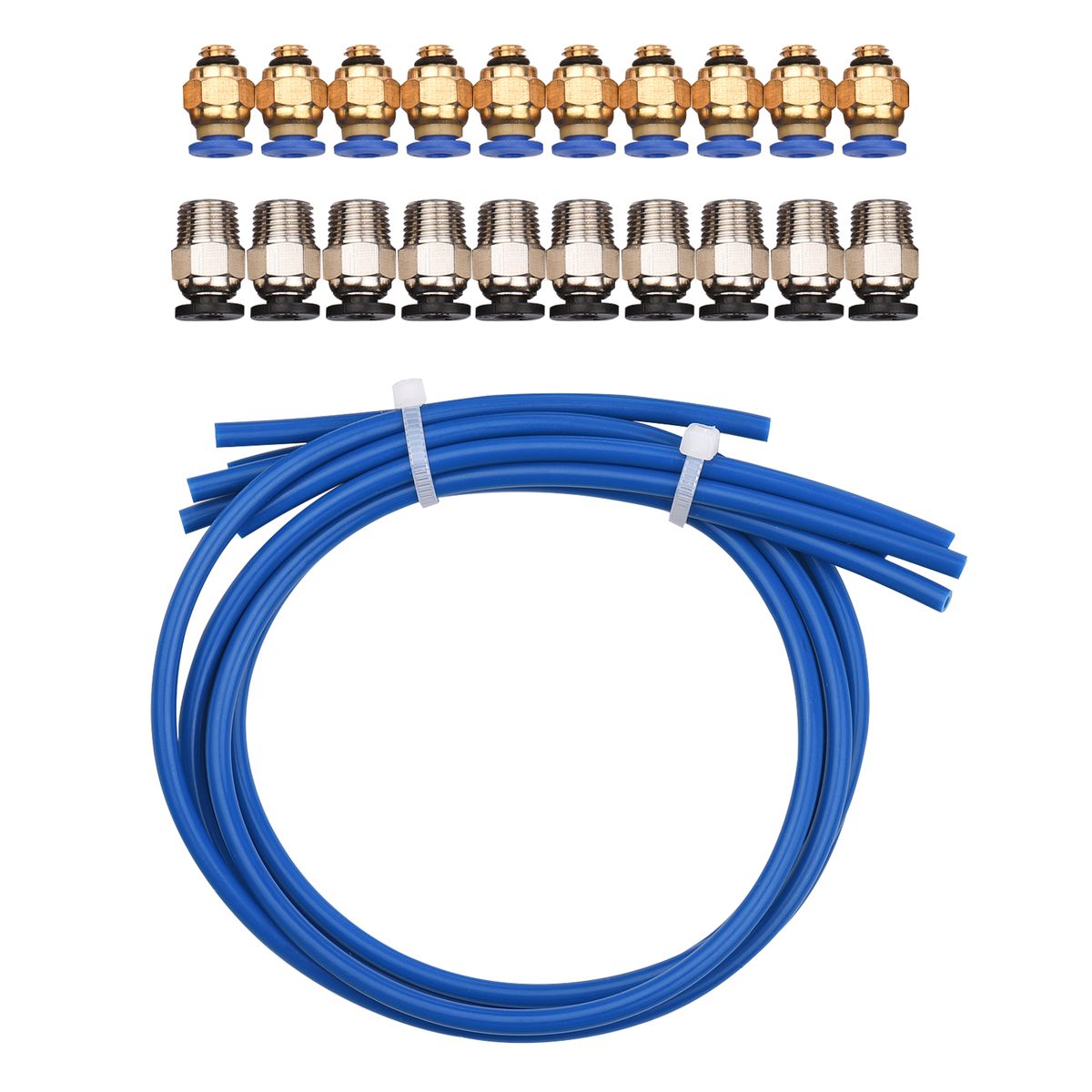 3D Printer Kit PTFE Tubing Hose Pipe 5Pieces With 10 Pieces